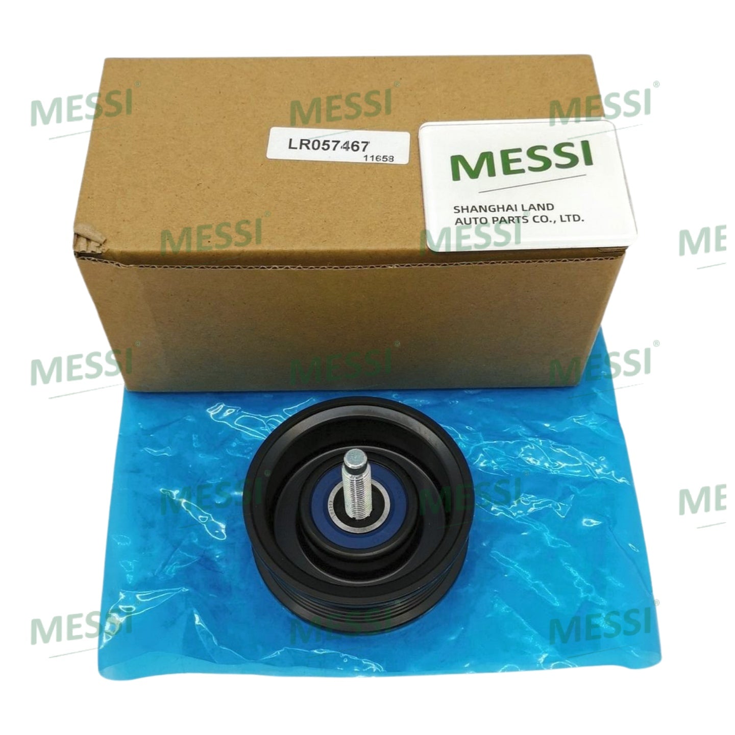 Aux Belt Idler Pulley LR057467 C2C22802 Fits Range Rover Sport L494 (2017-) 2.0 on Guide Deflection 4R8Q19A216AC LD11658